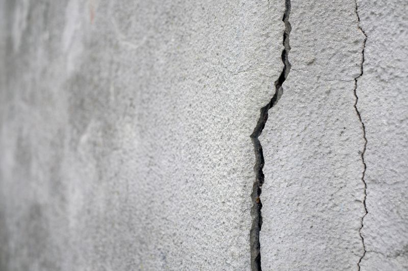 Cracked Wall Due to Settlement